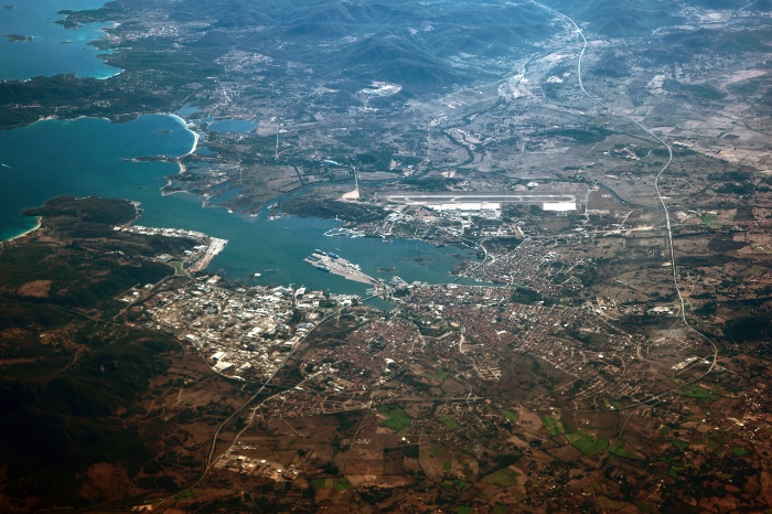 Una veduta aerea di Olbia - Foto: Wikipedia