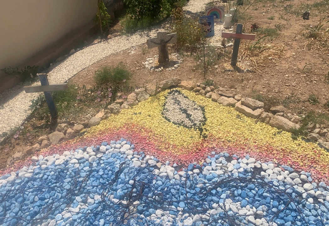 La sezione dedicata i morti senza nome nel cimitero di Lampedusa - Foto Eleonora Camilli